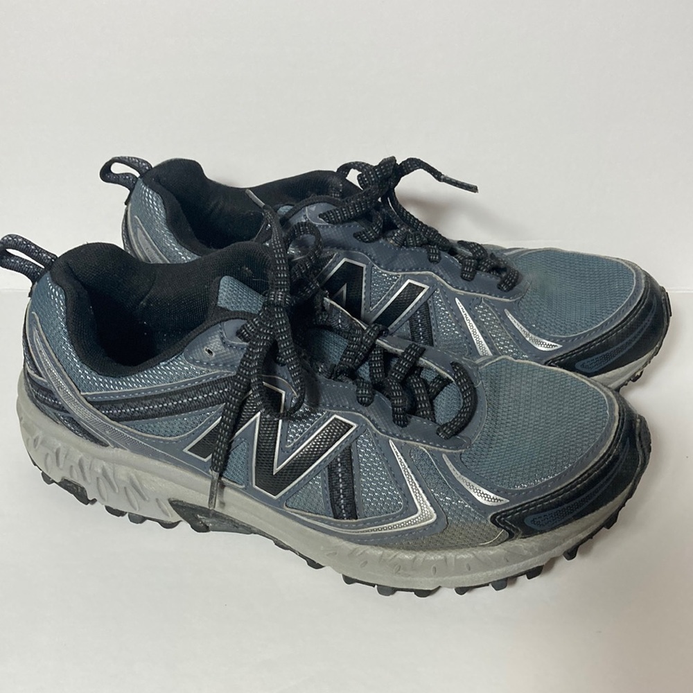 New Balance Mens Techride 410 V5 blue gray running shoes size 8.5